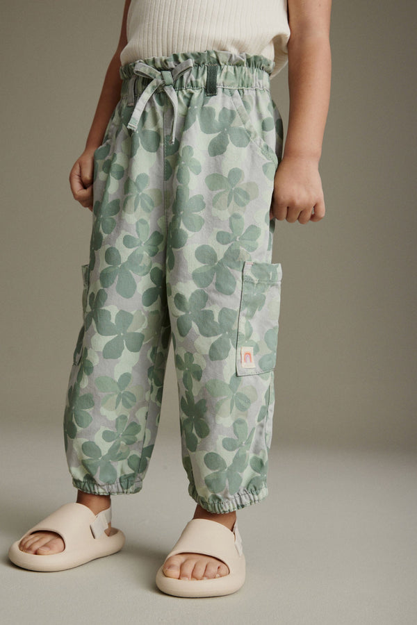 Mint Green Cargo Trousers (3mths-7yrs)