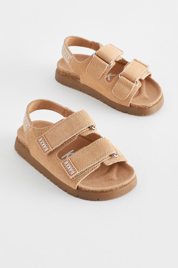 Baker by Ted Baker Boys Suede Footbed Sandals