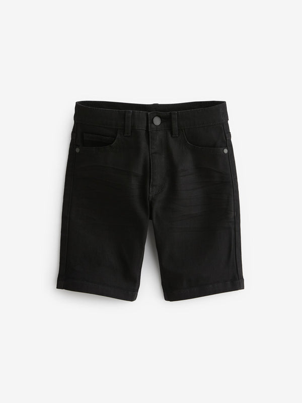 Black Denim Shorts (3-16yrs)