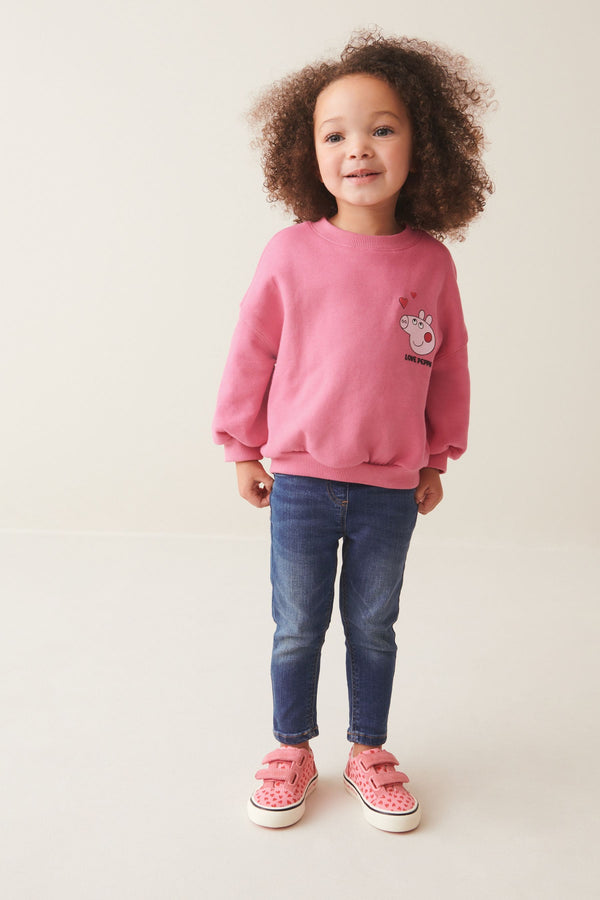 Pink Peppa Pig Crew Sweatshirt (3mths-7yrs)