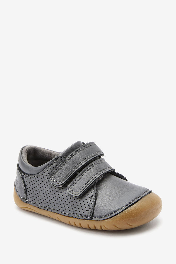 Grey Standard Fit (F) Crawler Shoes