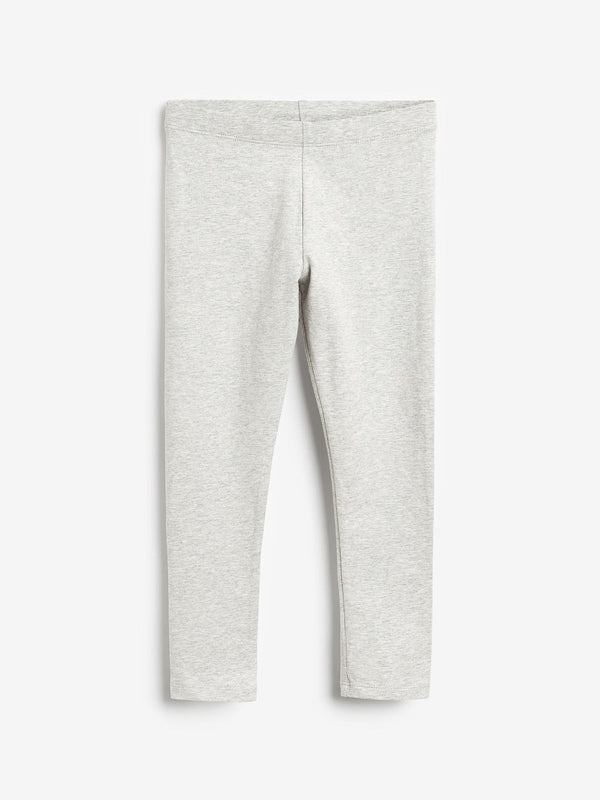 Grey Marl Regular Fit Leggings (3-16yrs)