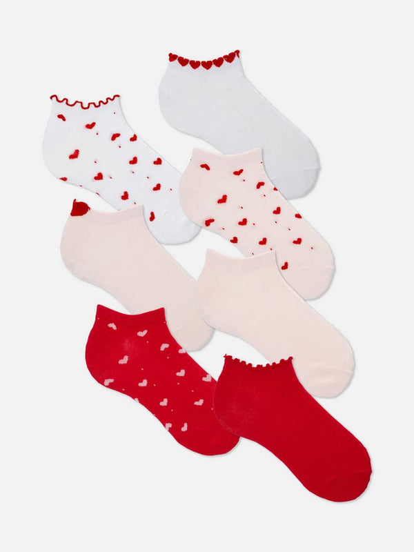 Primark 7 pk hearts socks