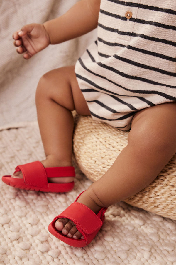 Red Baby Slider Sandals (immidiate)