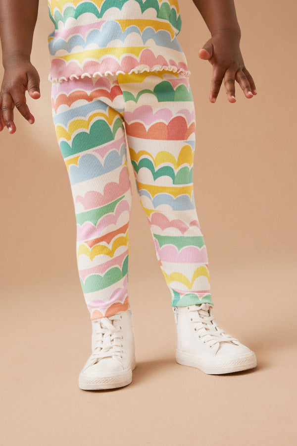 Rainbow Rib Jersey Leggings (3mths-7yrs)