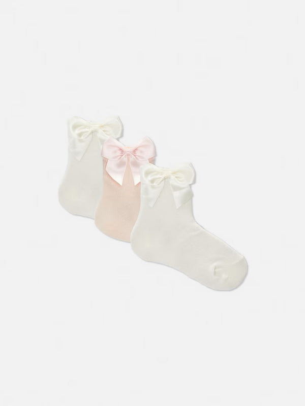 Primark 3 pk bows socks