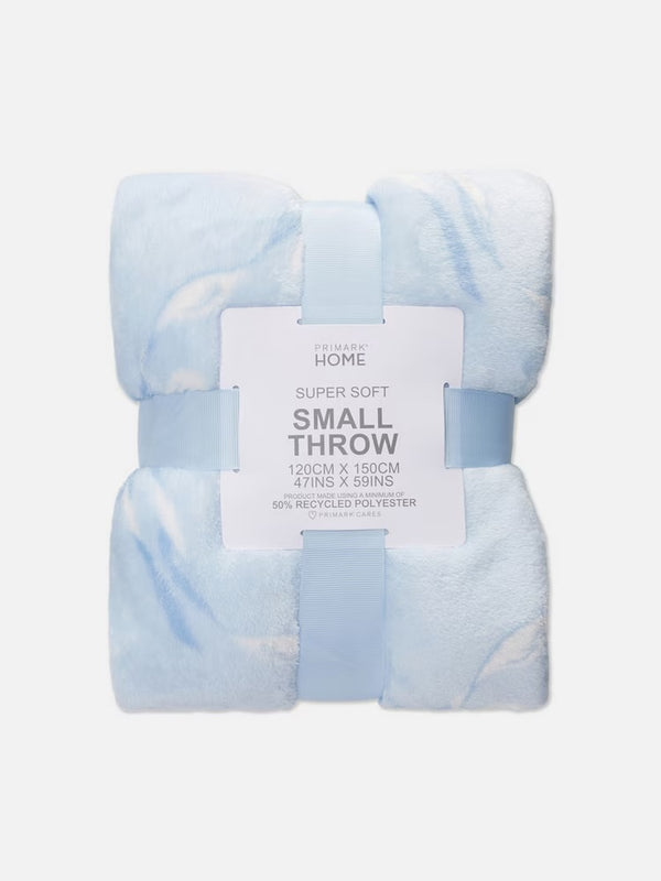 Blue Bow throw