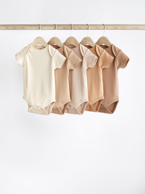 Neutral 5 Pack Baby Bodies 5 Pack