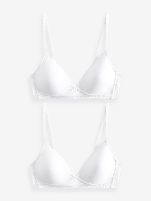 White Trainer Bras 2 Pack