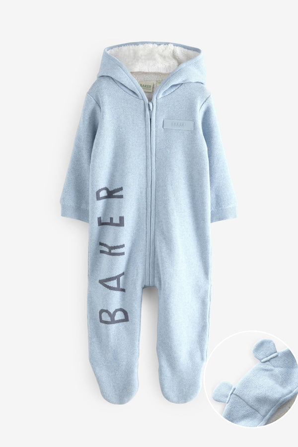 Baker by Ted Baker Blue Knitted Snugglesuit