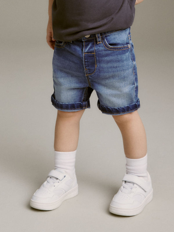 Mid Blue Denim Shorts (3mths-7yrs)