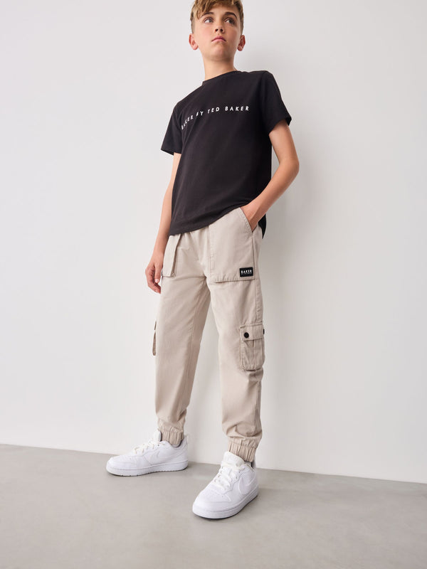 Baker by Ted Baker 100% Cotton Cargo Trousers