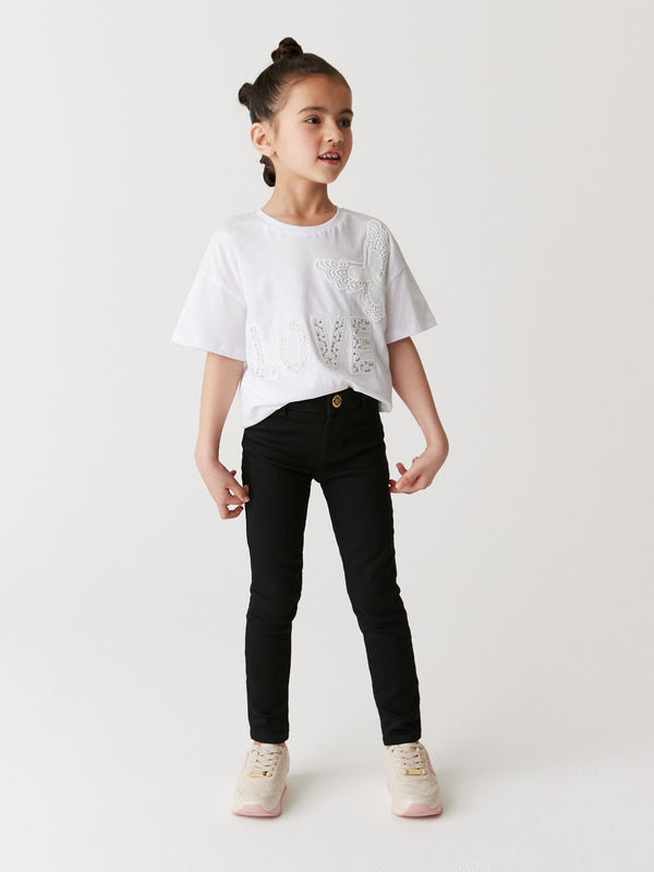 River Island Black Molly Mid Rise Skinny Jeans