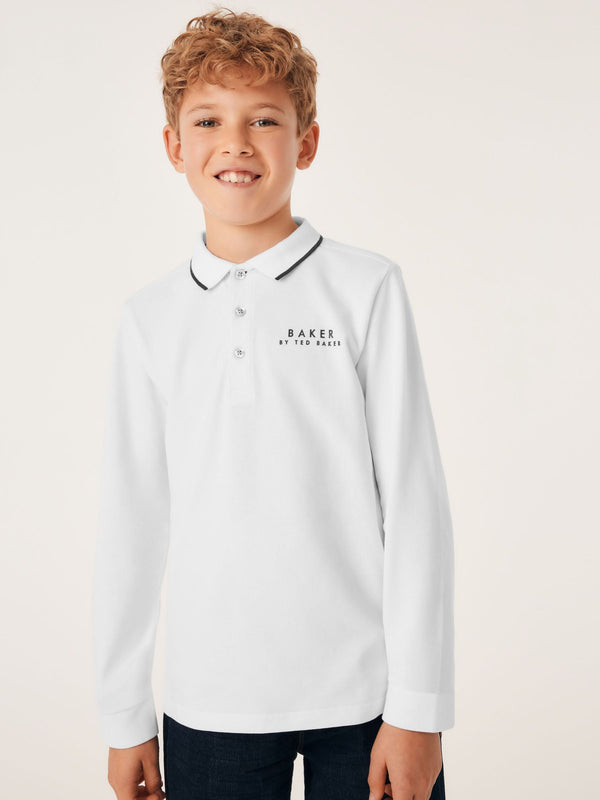 Baker by Ted Baker Long Sleeve Polo Shirt