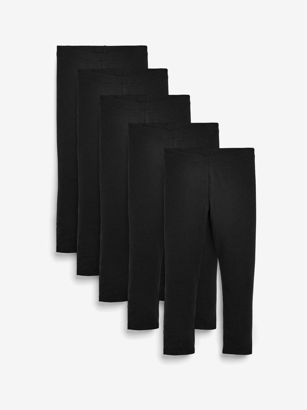 Black Leggings 5 Pack (3-16yrs)