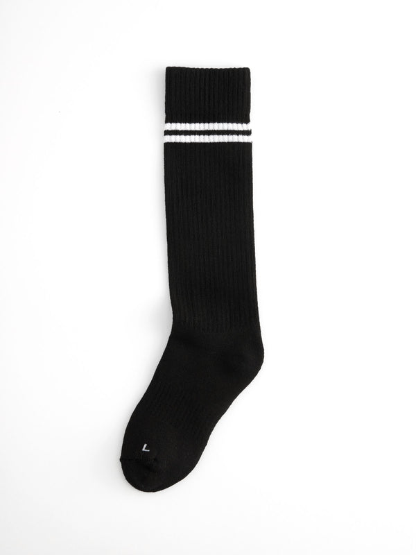 Black Football Socks