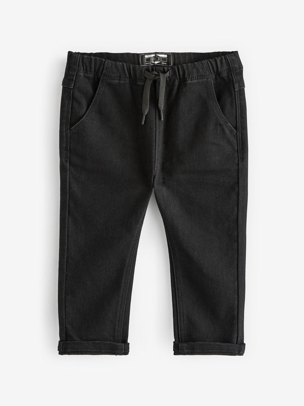 Black Denim Super Soft Pull-On Jeans With Stretch (3mths-7yrs)