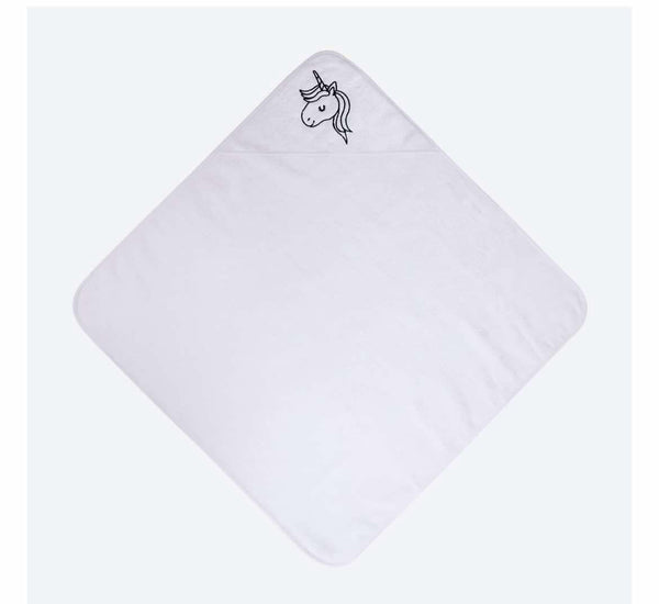 Unicorn hooded towel