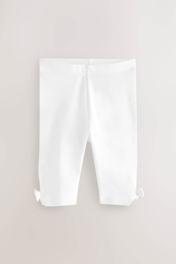 White Cropped Leggings (3mths-7yrs)