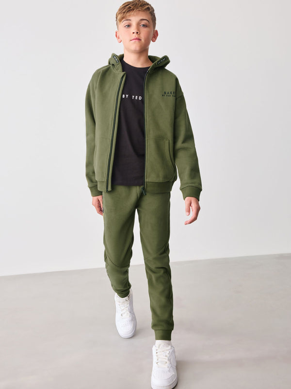 Baker by Ted Baker Zip Through 100% Cotton Hoodie and Jogger Set