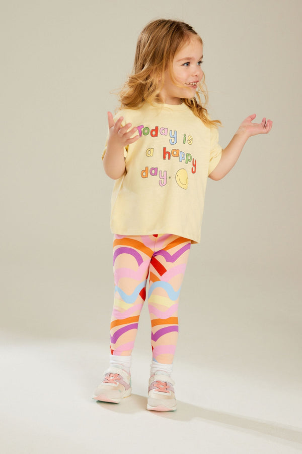 Rainbow Short Sleeve T-Shirt and Leggings Set (3mths-7yrs)