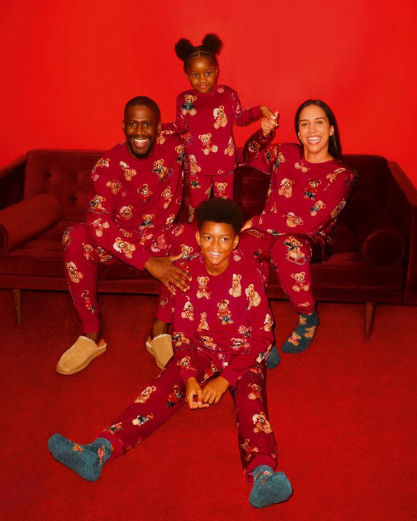 Primark Women's Red Bear Family Christmas Pyjamas women & Men