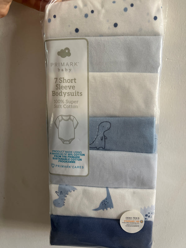 7pk Dino short sleeves bodysuit