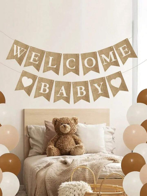 Welcome baby banner