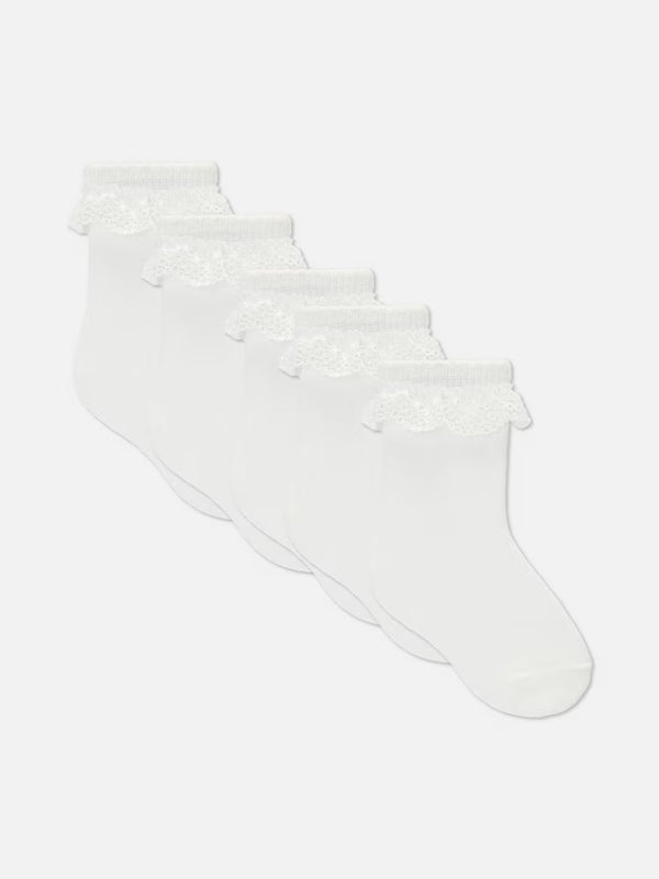 Primark 5 pk cream socks