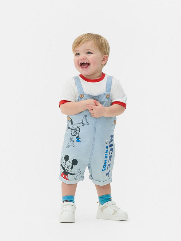 Primark Disney mickey dungarees set