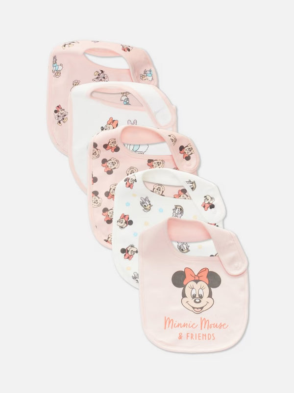 Disney 5 minnee dripple proof bibs