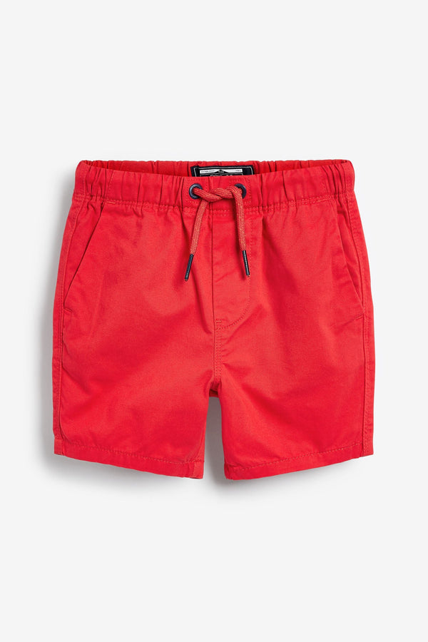 Copy Red Pull-On Shorts