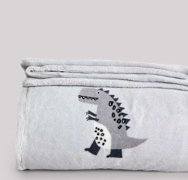 Dino fleece blanket