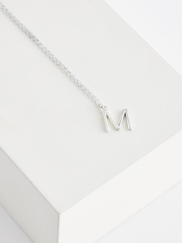 Sterling Silver Initial Necklace