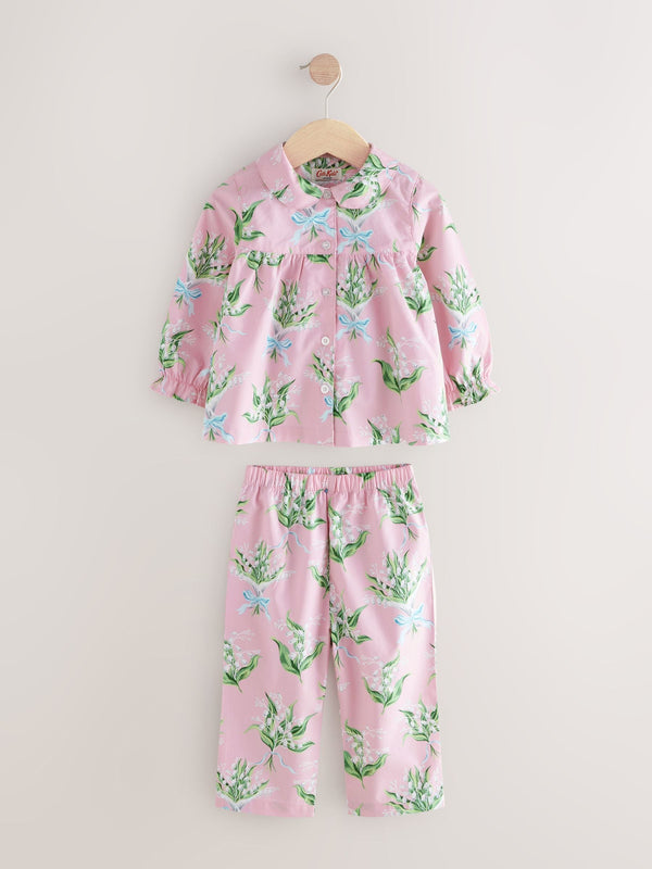 Pink Cath Kidston Woven Button Through Pyjamas 1 Pack