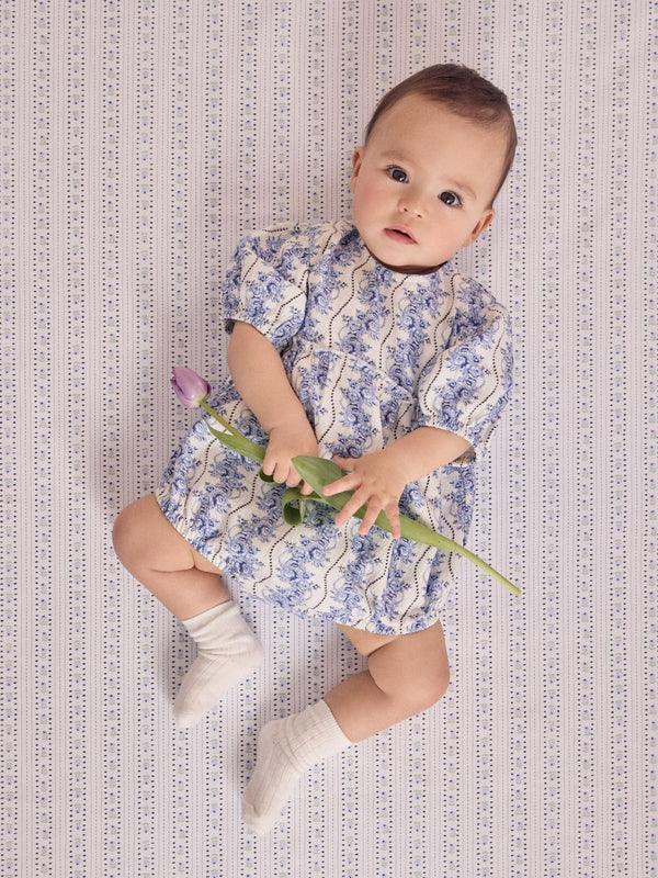Blue Cath Kidston Baby Romper