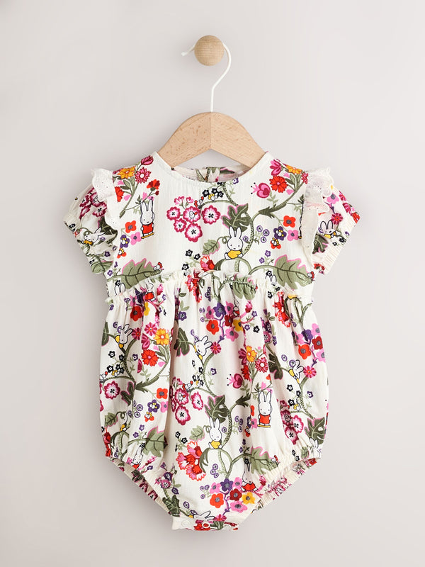 Multi Printed Cath Kidston Cotton Miffy Baby Romper