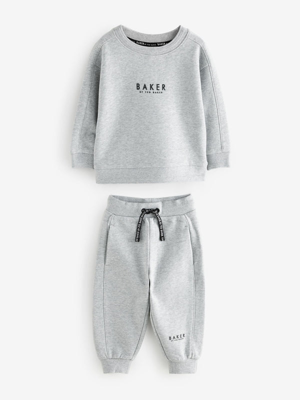 Baker by Ted Baker Grey Sweatshirt and Joggers Set