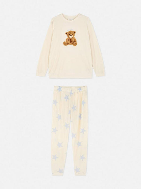 Women Microfleece Pyjama Set