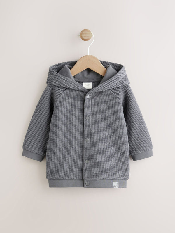 Charcoal Grey Baby Jersey Jacket (0mths-2yrs)