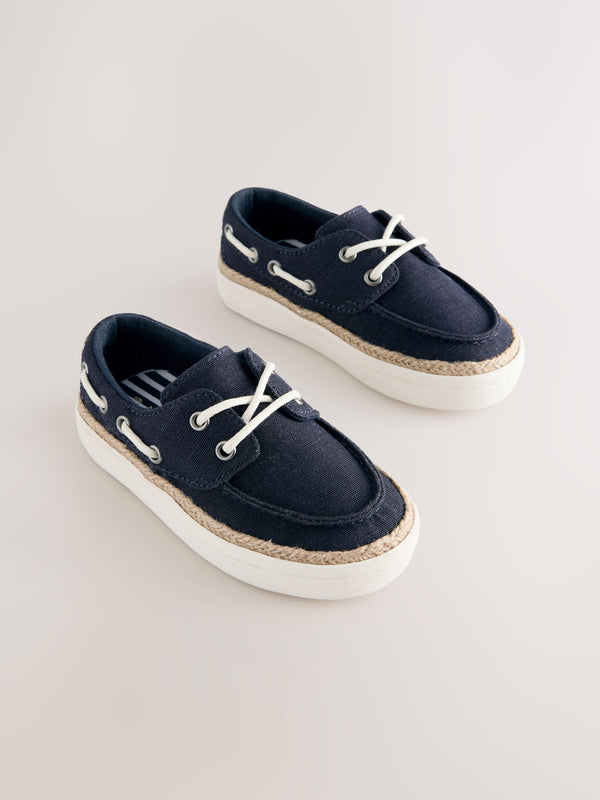 Navy Boat Shoes