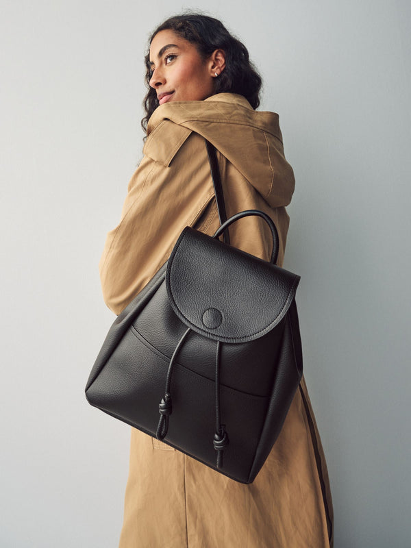 Black Clean Backpack