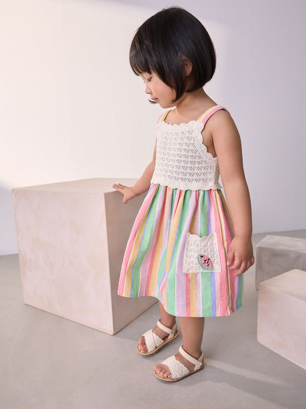 Multi Rainbow Dress (3mths-7yrs)