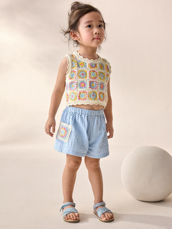 Multi Heart Top and Shorts Set (3mths-7yrs)