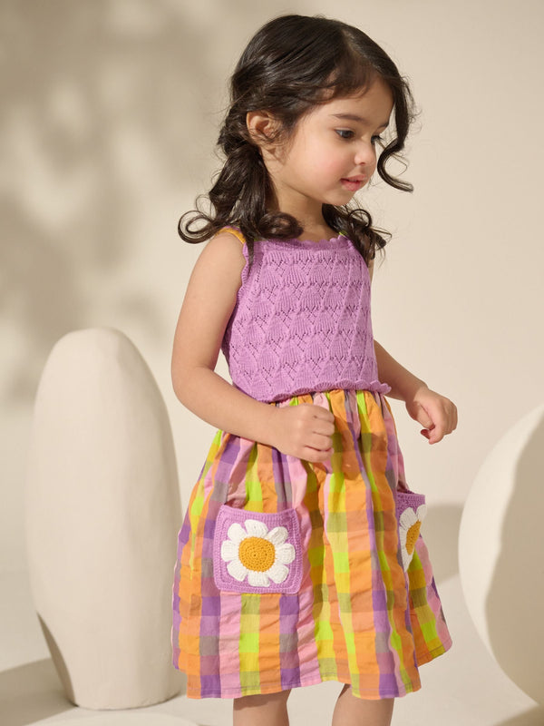 Multi Bright Check Summer Dress (3mths-7yrs)