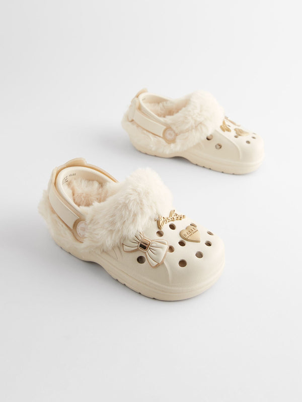 Baker By Ted Baker Borg Lined Clog Slippers