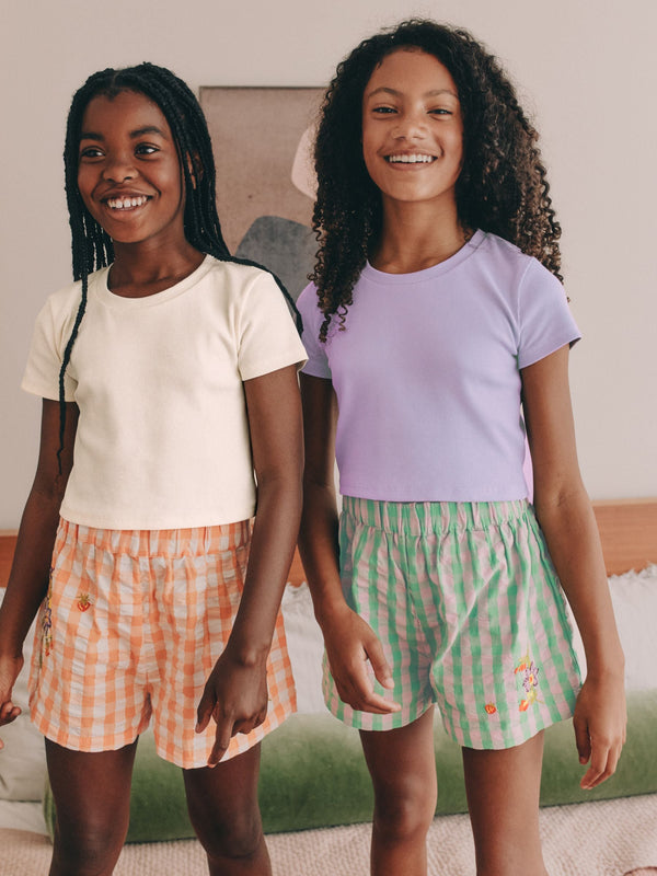 Green/Orange Short Pyjamas 2 Pack (3-16yrs)