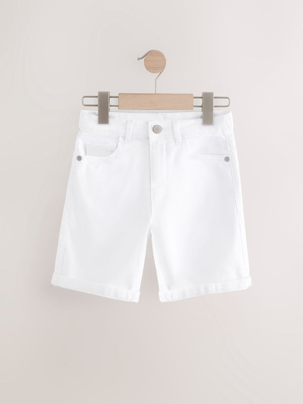 White Denim Shorts (3-16yrs)