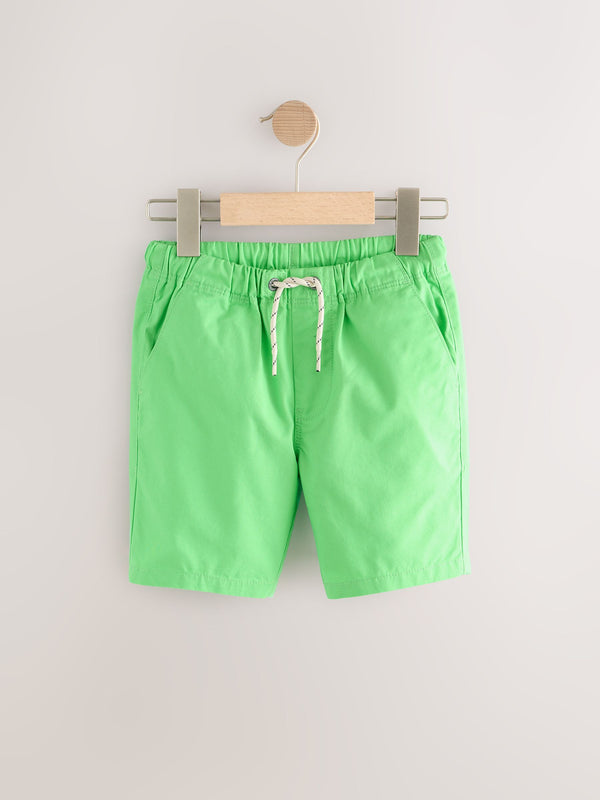 Green Regular Fit Pull-On Shorts (3-16yrs)