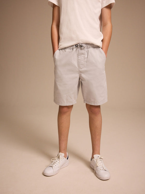 Grey Regular Fit Pull-On Shorts (3-16yrs)